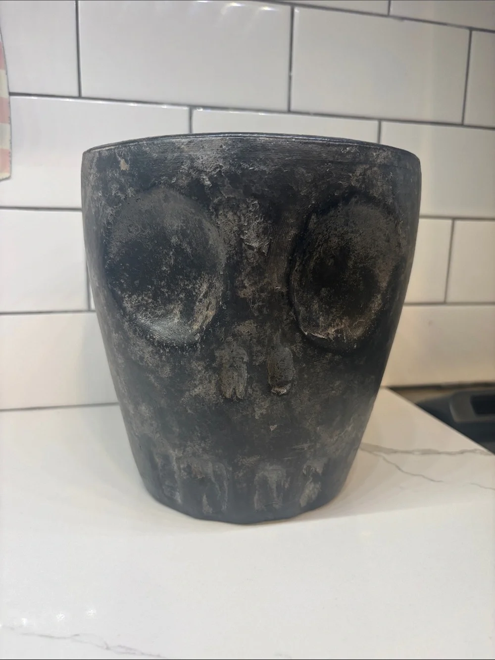 Skeleton Cachepot from Pottery Barn